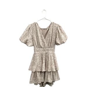 Attard State Beige Textured Romper